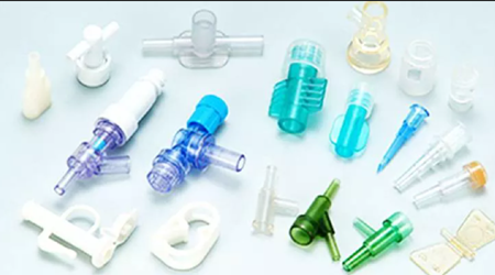 Plastic moulded medical components